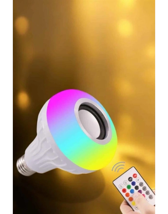 ® Lamba Led Hoparlör Dayanıklı ve Uzun Ömürlü Bluetooth Hoparlör