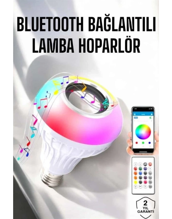® Lamba Led Hoparlör Dayanıklı ve Uzun Ömürlü Bluetooth Hoparlör