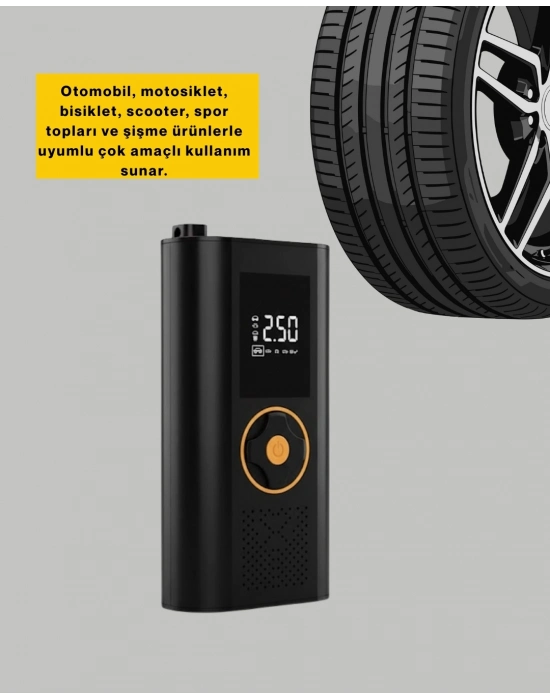 ® LED Ekranlı Akıllı Hava Kompresörü Hassas Basınç Kontrolü