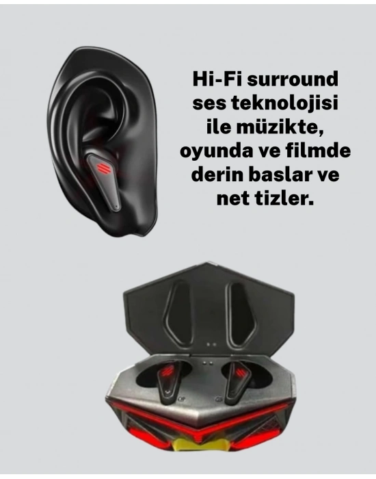 ® Led Işıklı Kablosuz Bluetooth 5.0 Gaming Kulaklık