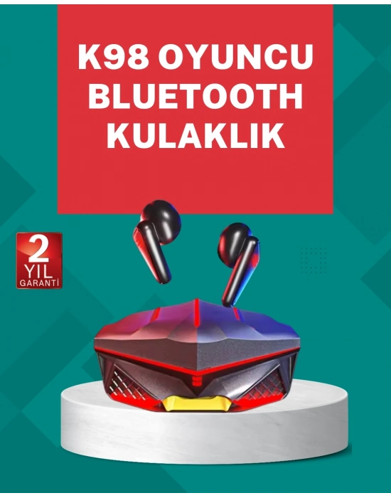 ® Led Işıklı Kablosuz Gaming Kulaklık Ergonomik Tasarım