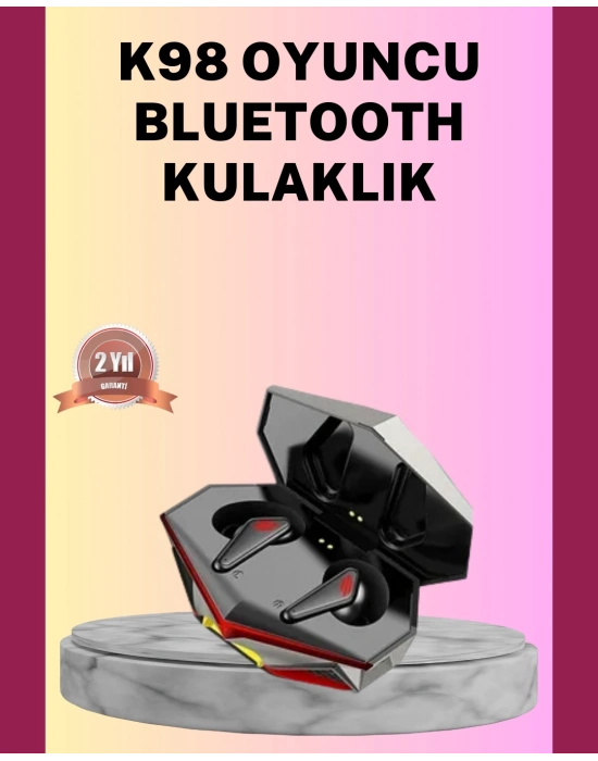® Led Işıklı Metal Kasa Kablosuz Gaming Kulaklık