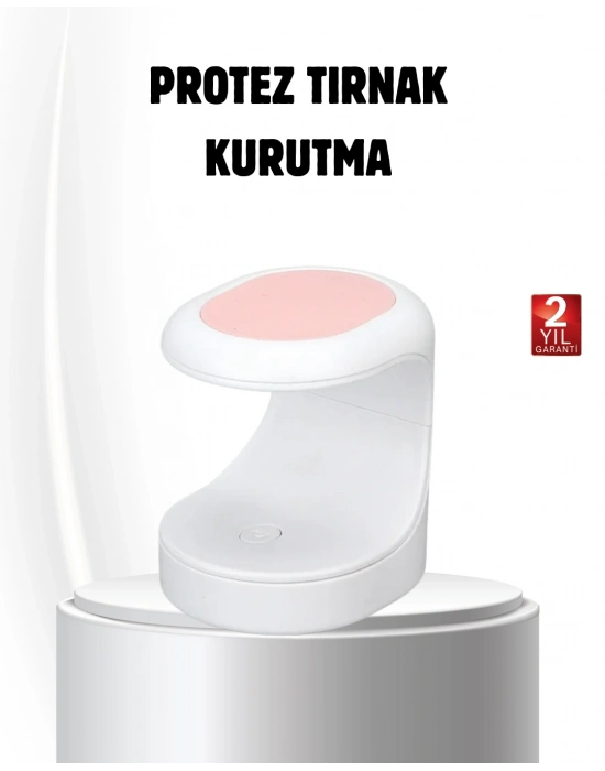 ® LED Mini Oje Kurutucu Taşınabilir Hızlı Kuruma Cihazı 3 LED Işıklı