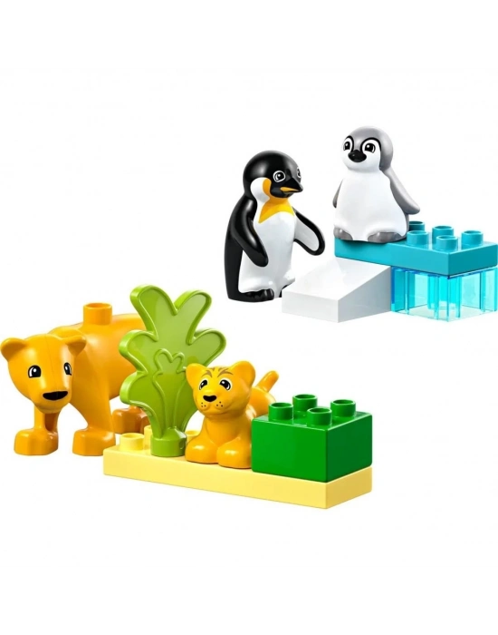 ® LED10442   Duplo Penguen ve Aslanlar