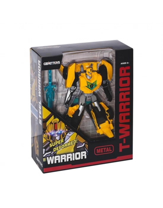 ® LJ1651 Metal Gövdeli Dönüşebilen Robot -Gepettoys