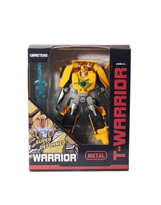 ® LJ1651 Metal Gövdeli Dönüşebilen Robot -Gepettoys