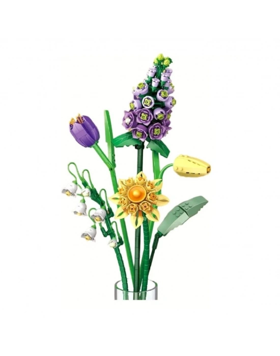 LZ1672 LOZ Çiçek Blok Seti 534 Parça-Vagon life