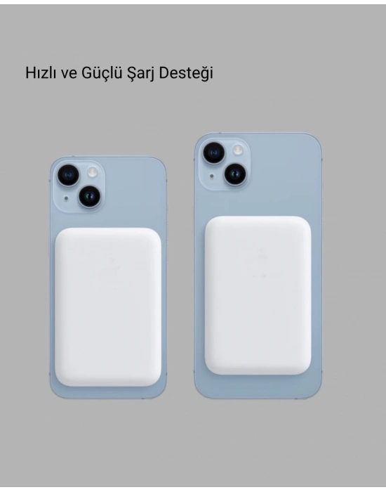 ® MagSafe 15W Kablosuz Hızlı Şarj, Lightning Girişli Taşınabilir Batarya