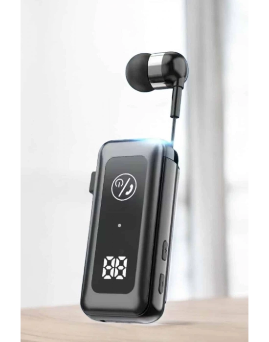 ® Makaralı Bluetooth Kulaklık Kulak İçi Dijital Göstergeli Yüksek Ses Kaliteli