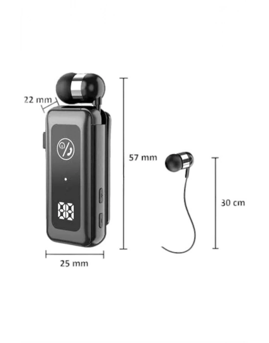 ® Makaralı Bluetooth Kulaklık Kulak İçi Dijital Göstergeli Yüksek Ses Kaliteli