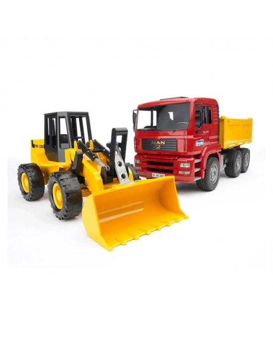 Man Damperli Kamyon Ve Fr 130 Kepçe