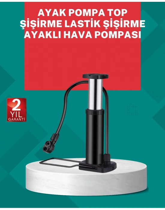 ® Manuel Ayak Pompası Extra Güçlü Lastik Şişirme Pompası