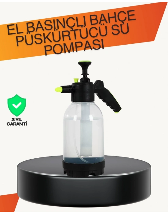 ® Manuel Köpük Üreten Basınçlı Sprey Şişesi 2L Temizlik ve Oto Yıkama