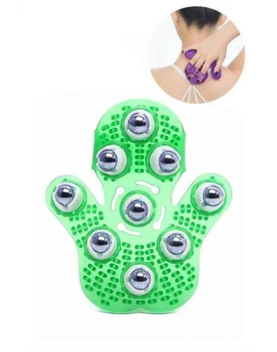 ® Masaj Aleti El Şeklinde Omuz Bacak Bilyeli Masaj Eldiveni El Şekilli