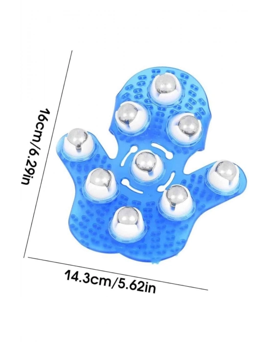® Masaj Aleti El Şeklinde Omuz Bacak Bilyeli Masaj Eldiveni El Şekilli