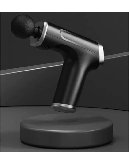 ® Masaj Tabancası 4 Başlıklı Kas ve Vücut Ağrıları İçin Şarjlı Darbeli