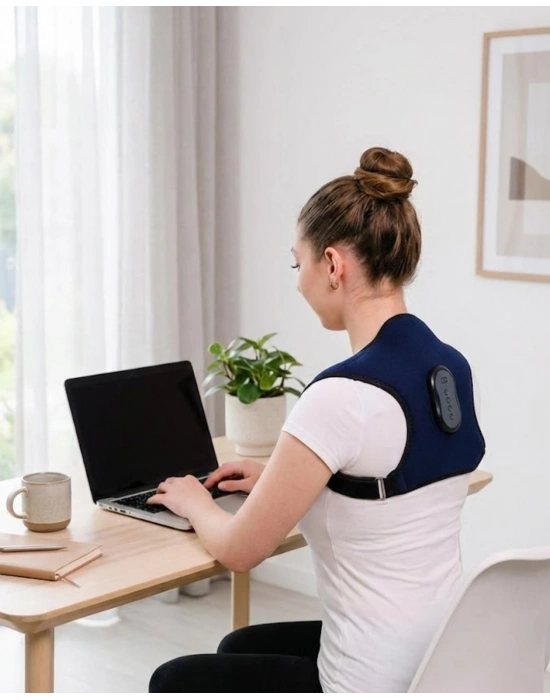 ® Medikal Destekli Akıllı Sırt Duruş Düzeltici Isıtmalı Masaj Kemeri