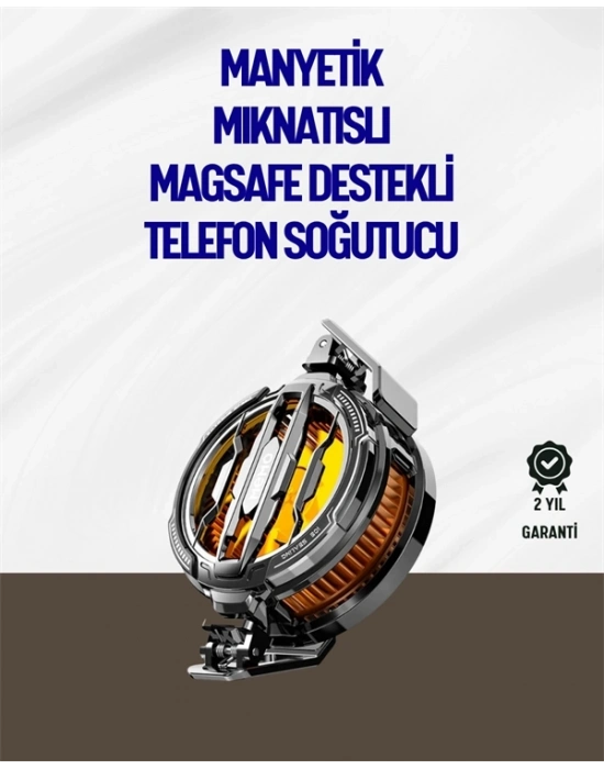 ® Mıknatıslı ve Aparatlı Montajlı Soğutucu Fan | Her Cihaza Uyumlu | LED Göstergeli