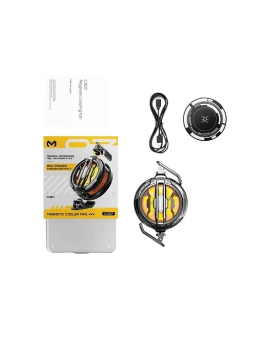 ® Mıknatıslı ve Aparatlı Montajlı Soğutucu Fan | Her Cihaza Uyumlu | LED Göstergeli