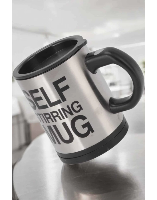 ® Mikser Kupa Yazılı Mug Bardak Karıştırma Özelliği