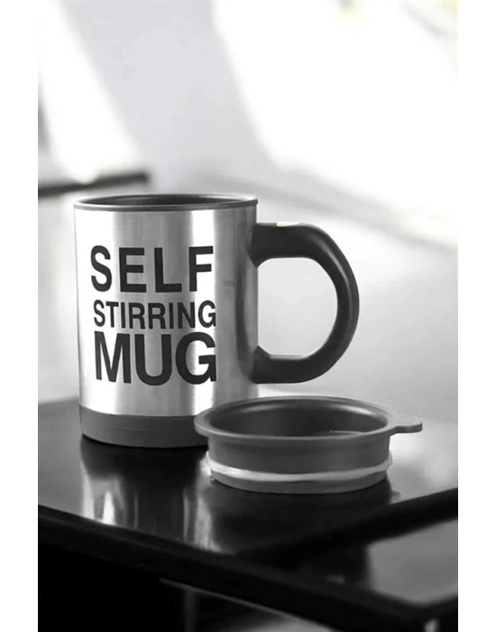 ® Mikser Kupa Yazılı Mug Bardak Karıştırma Özelliği