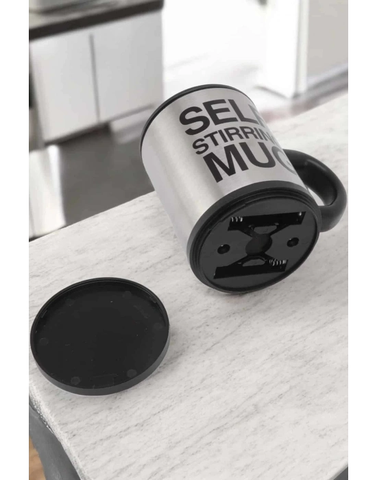 ® Mikser Kupa Yazılı Mug Bardak Karıştırma Özelliği