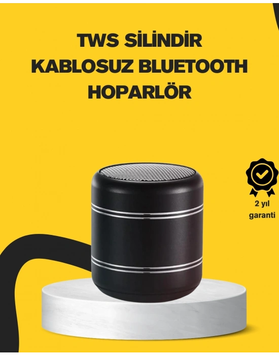 ® Mini Alüminyum Bluetooth Hoparlör Yüksek Bas Performansı