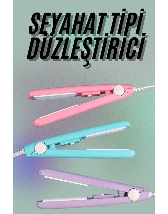 ® Mini Düzleştirici Seramik Kaplama Seyahat Tipi Elektriklenme Karşıtı