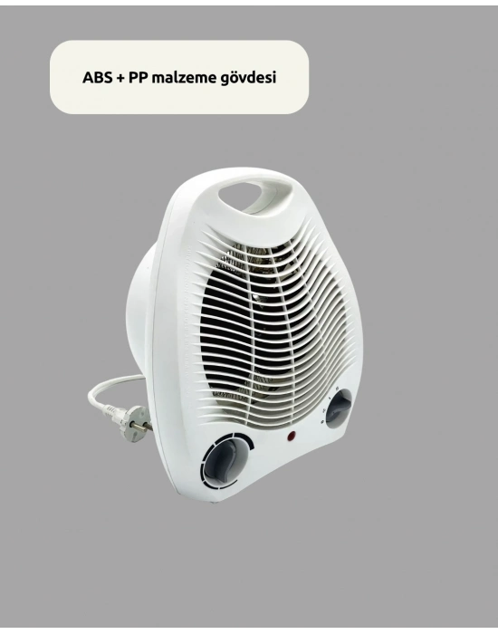 ® Mini Elektrikli Isıtıcı – 2000W Güç, Fanlı Isıtma, 3 Isı Modu