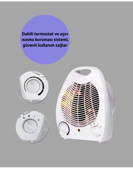 ® Mini Elektrikli Isıtıcı – Taşınabilir Fanlı Isıtma Sistemi