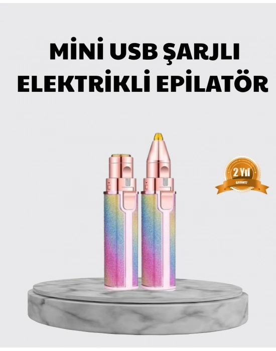 ® Mini Yüz ve Kaş Epilatörü – 8000 RPM Güçlü Motor ve Paslanmaz Çelik Başlık