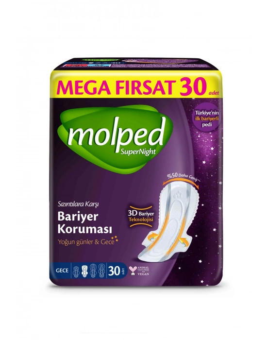 ®   SüperNight Gece Mega Ped 30 Adet