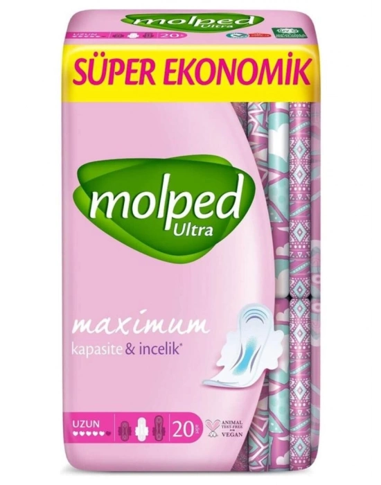 ®   Ultra Anatomik Uzun Ped Süper Eko 20 Adet