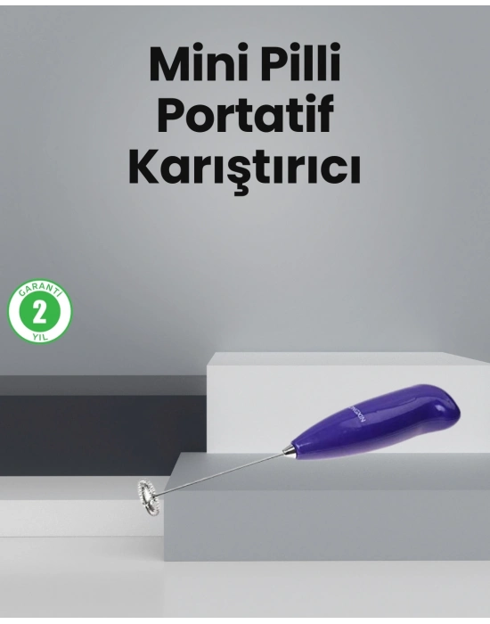 ® Mutfak İçin Mini El Mikseri – Kahve, Süt, Krema ve Sos Karıştırıcı