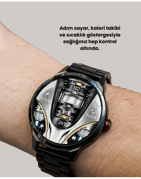 ® Nabız, Uyku ve Spor Takibi ile SW80 Akıllı Saat Sağlık Dostunuz