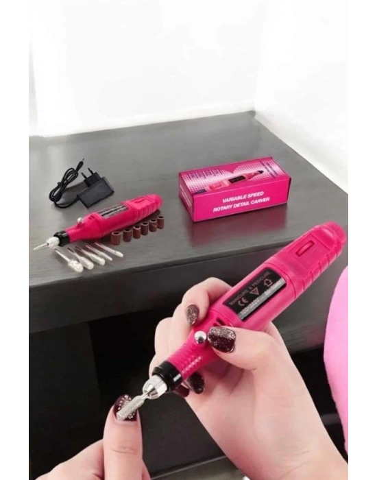 ® Nasır Temizleyici Manikür Pedikür Seti Elektrikli USB Girişli