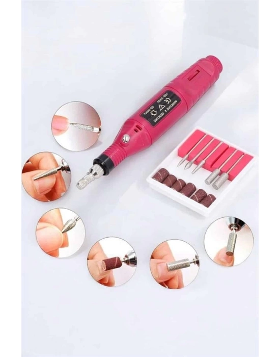 ® Nasır Temizleyici Manikür Pedikür Seti Elektrikli USB Girişli