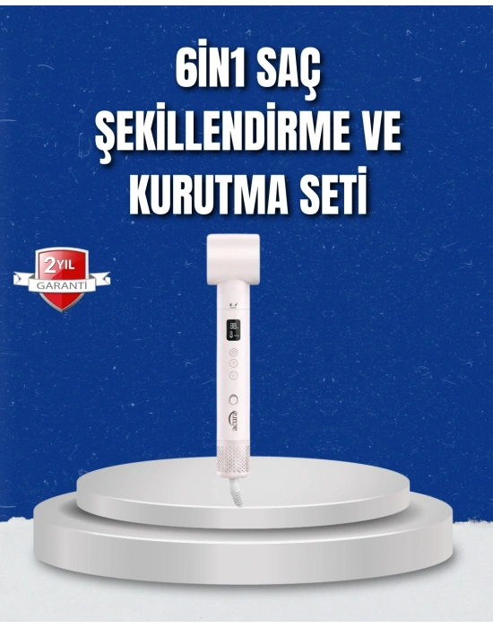 ® Negatif İyon Teknolojili 6-in-1 Profesyonel Saç Şekillendirici