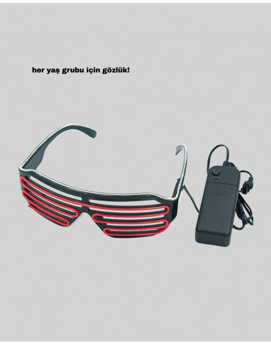 ® NEON GÖZLÜK KIRMIZI