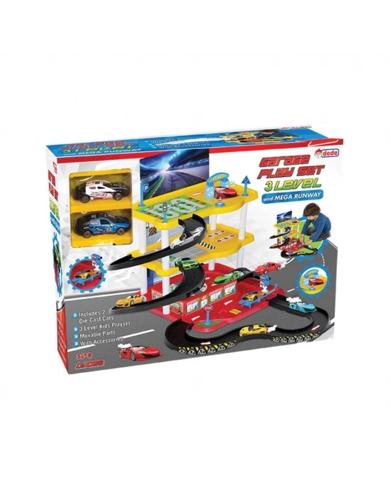 ® 03068 3 KATLI GARAJ OYUN SETİ