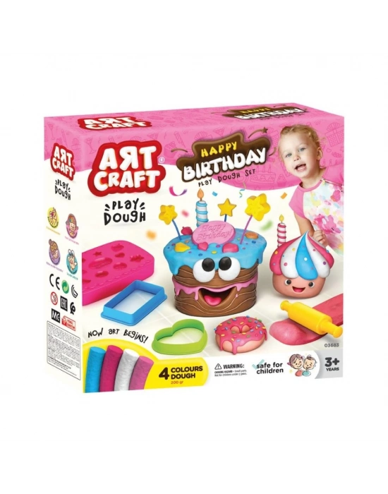 ® 03683 Art Craft Doğum Günü Hamur Set 200 gr
