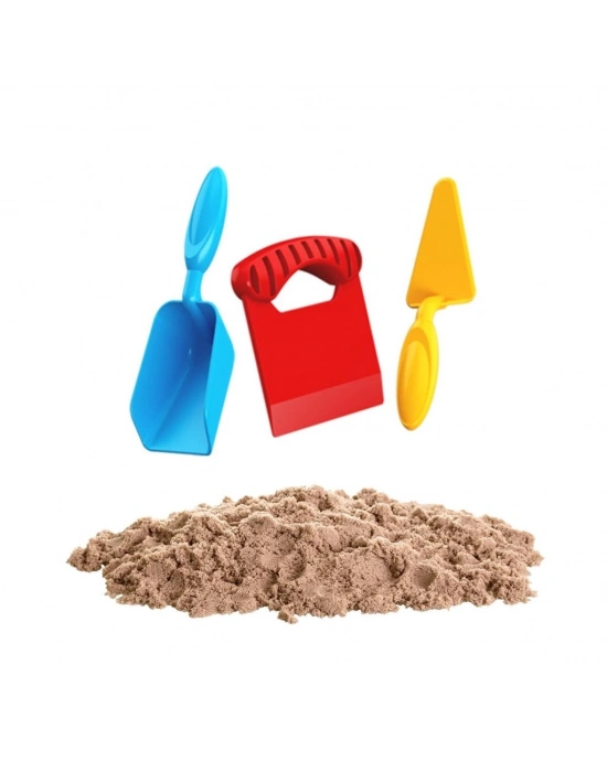 ® 03690  Aksesuarlı Naturel Kinetik Oyun Kumu 1000 gr