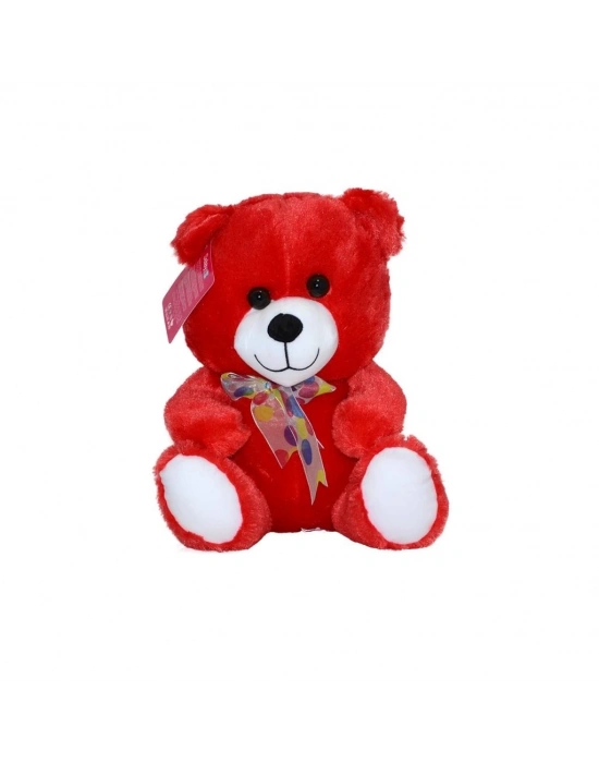 ®   1181KR Selay, Kırmızı Oturan Ayı 30 cm