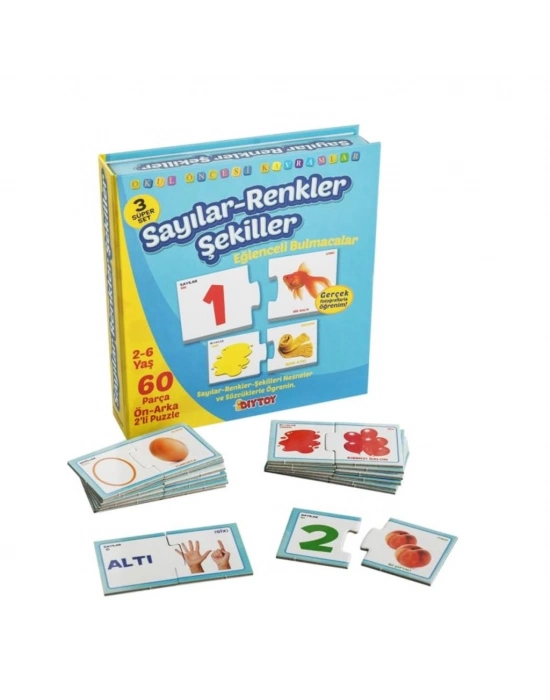 ® 1444 EĞLENCELİ BUL SAYILAR RENKLER ŞEKİLLER