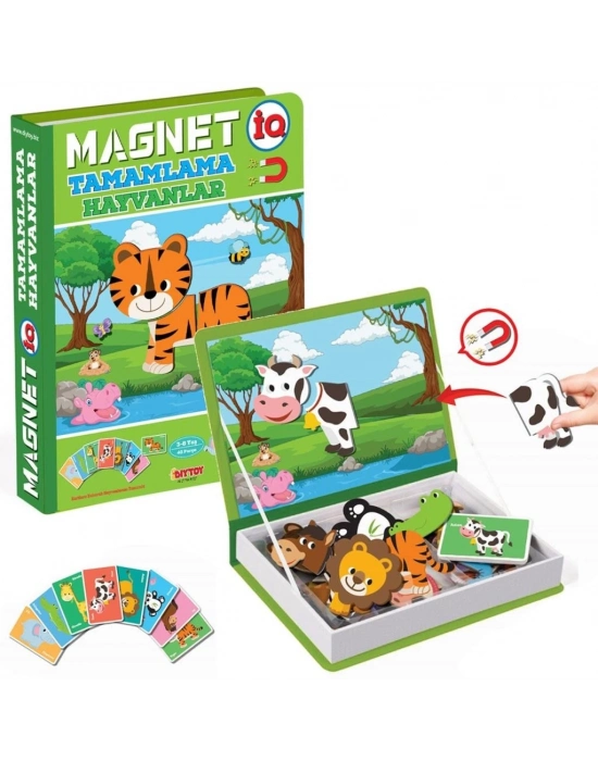 ® 1512  Magnet Tamamlama - Hayvanlar/ +3 yaş