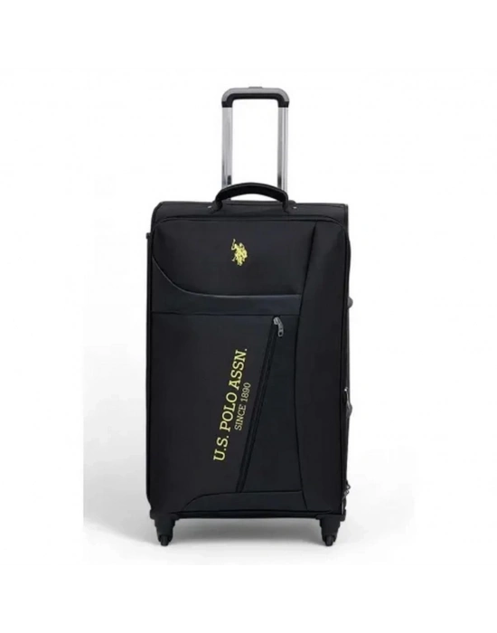 ®  n. Siyah Kumaş Unisex Büyük Boy Valiz