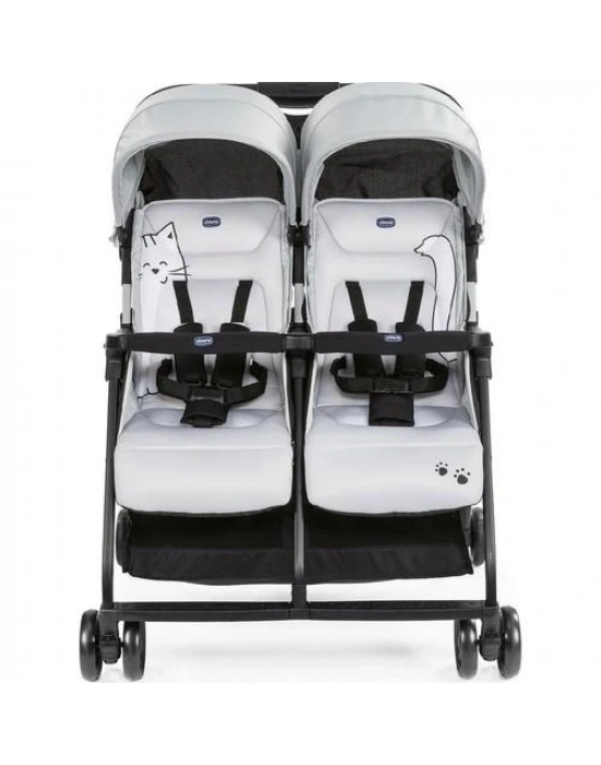 ®   Ohlala Twin İkiz Bebek Arabası Silver