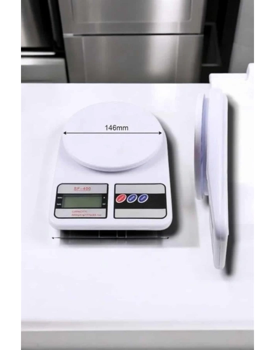 ® Net LCD Ekran ve Otomatik Kapanma Özelliği ile Uzun Ömürlü Dijital Mutfak Tartısı