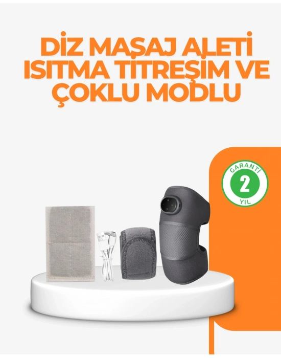 ® NTC Isı Kontrollü Diz Masaj Aleti Titreşim ve Isı Terapisi