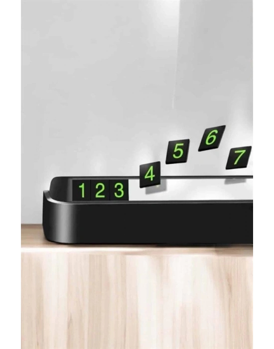 ® Numaralık Araç İçi Araba Araç Park Numaratör Telefon Numarası Yazma